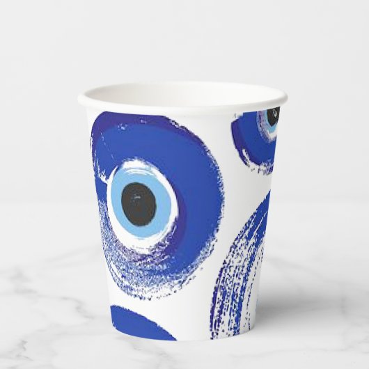 EVIL-Auge gedruckte Papiertassen Pappbecher (Vorderseite)