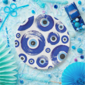 EVIL-Auge-Rundpapier-Teller Pappteller (Party)