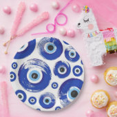 EVIL-Auge-Rundpapier-Teller Pappteller (Party)