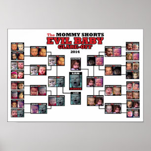 Evil Baby Glare-Off 2014 Tournament Poster