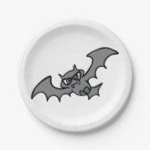 Evil Bat Pappteller (Vorderseite)