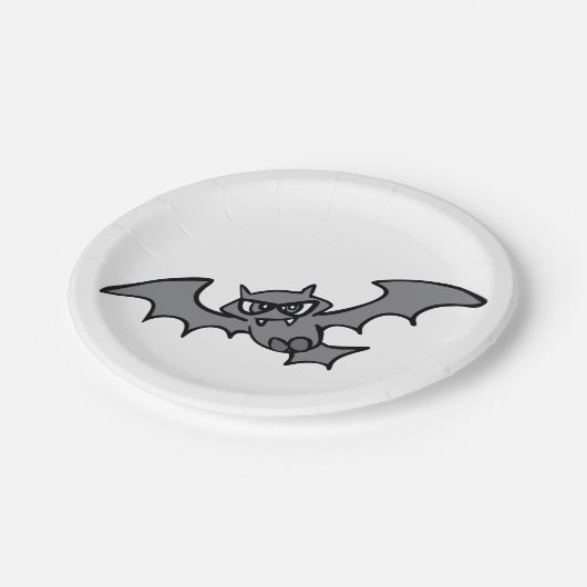 Evil Bat Pappteller (Schrägansicht)