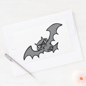 Evil Bat Rechteckiger Aufkleber