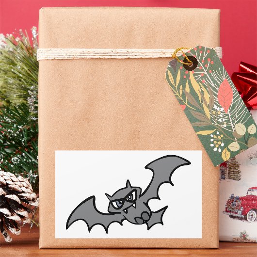 Evil Bat Rechteckiger Aufkleber