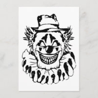 Evil Beängstigend Clown Halloween