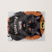 Evil Black Cat Jigsaw Puzzle (Horizontal)