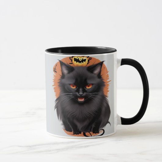Evil Black Cat Tasse (Rechts)