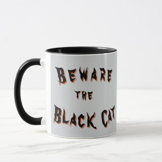 Evil Black Cat Tasse (Links)