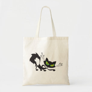 Evil Black Cat Trick oder Treat Halloween Bags Tragetasche