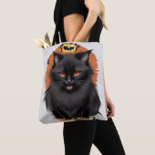 Evil Black Cat Volldrucktasche Tasche (Von Nahem)
