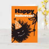 Evil Blume Bug Happy Halloween Karte (Gelbe Blume)