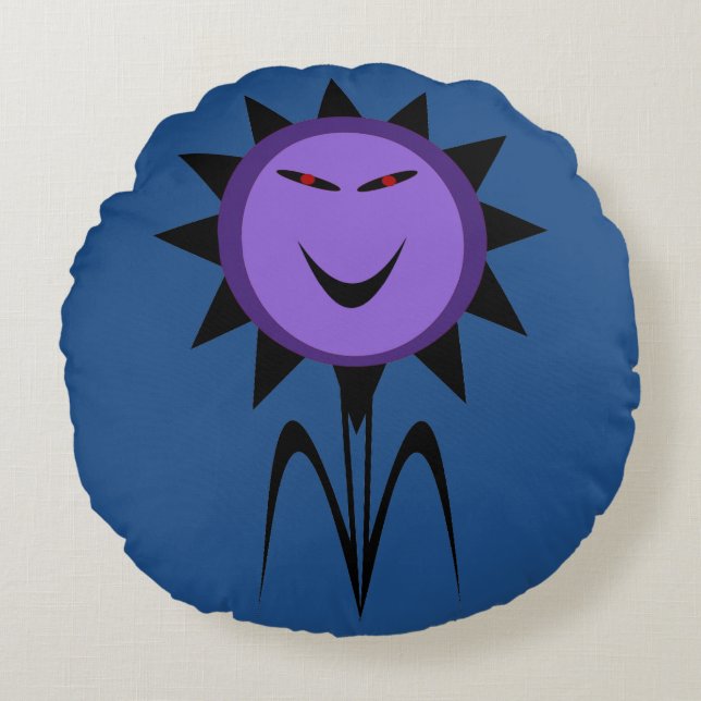 Evil Blume Kawaii Gioth Halloween Kissen (Vorderseite)