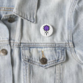 Evil Blume Kawaii Goth Halloween Button (Beispiel)