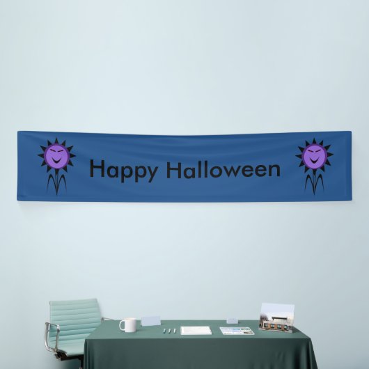 Evil Blume Kawaii Goth Halloween Custom Banner (Messeveranstaltung)