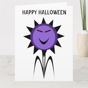Evil Blume Kawaii Goth Halloween Custom Card Karte