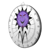 Evil Blume Kawaii Goth Halloween Dart Board Dartscheibe (Vorderseite rechts)