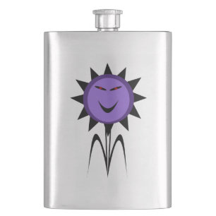 Evil Blume Kawaii Goth Halloween Flask Flachmann