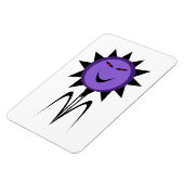 Evil Blume Kawaii Goth Halloween Magnet (Linke Seite)