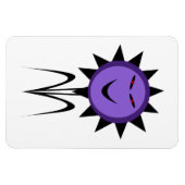 Evil Blume Kawaii Goth Halloween Magnet (Horizontal)