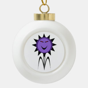 Evil Blume Kawaii Goth Halloween Ornament