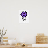 Evil Blume Kawaii Goth Halloween Poster (Küche)