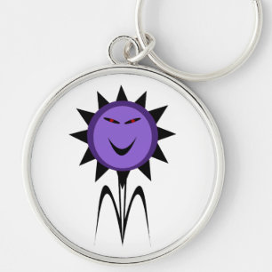 Evil Blume Kawaii Goth Halloween Schlüsselanhänger