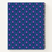 Evil Blume Kawaii Goth Halloween Spiral Notebook Notizbuch (Rückseite)