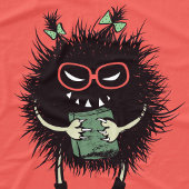 Evil Book Lover Character - Edgy Reading Fleecedecke