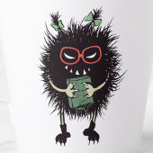 Evil Book Lover Character - Edgy Reading Name Milchtasse