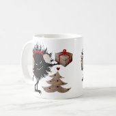 Evil Bug gibt Weihnachten Geschenk Kaffeetasse (Vorderseite Links)