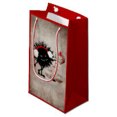 Evil Bug gibt Weihnachten Geschenk Kleine Geschenktüte (Vorderseite Schrägansicht)