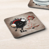 Evil Bug gibt Weihnachten Geschenk Untersetzer (Linke Seite)