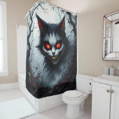 Evil Cat Duschvorhang (Beispiel)
