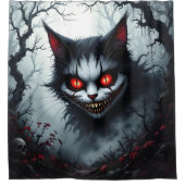 Evil Cat Duschvorhang (Vorderseite)