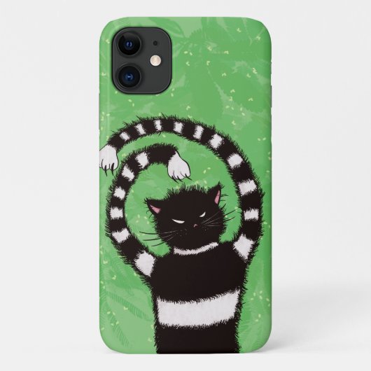 Evil Cat Nature Lover Case-Mate iPhone Hülle (Rückseite)
