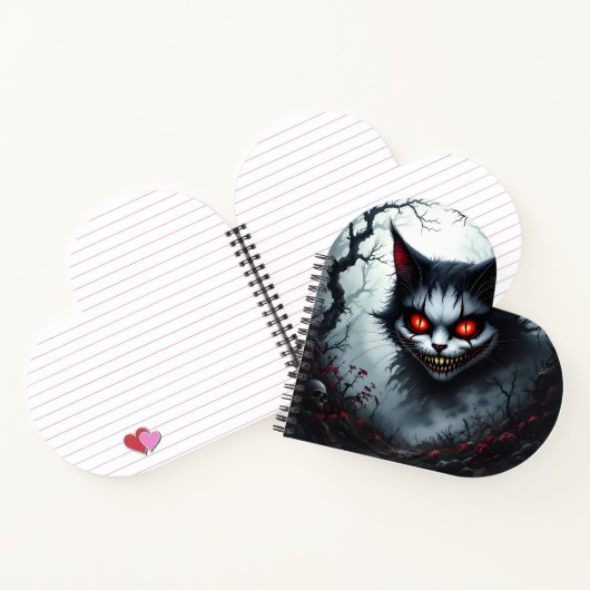 Evil Cat Notebook Notizblock (Innenseite)
