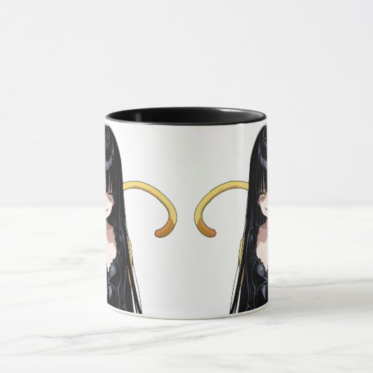 Evil Catlady With Cat Tasse (Zentrum)