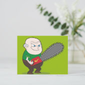 Evil Chainsaw man Postkarte (Stehend Vorderseite)