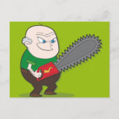 Evil Chainsaw man Postkarte (Vorderseite)