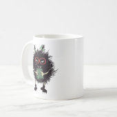 Evil Character Gothic Book Lover Kaffeetasse (Vorderseite Links)