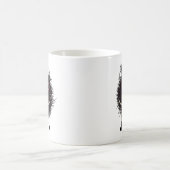Evil Character Gothic Book Lover Kaffeetasse (Mittel)