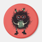 Evil Character Gothic Book Lover Magnet (Vorne)