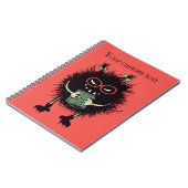 Evil Character Gothic Book Lover Notizblock (Linke Seite)
