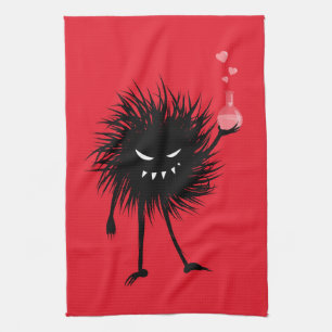 Evil Chemistry Character Liebe Pop Küchentuch