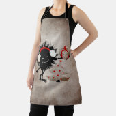 Evil Christmas Bug gibt Geschenk Schürze (InSitu)