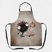 Evil Christmas Bug gibt Geschenk Schürze (Vorderseite)