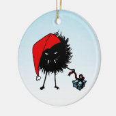 Evil Christmas Bug Opening Present Keramikornament (Links)