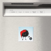 Evil Christmas Bug Opening Present Magnet (In Situ (Geschirrspüler))