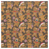 Evil Christmas Horror Movie Gingerbread Men Stoff (Muster)