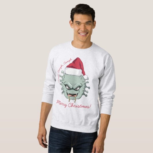 Evil Christmas Virus Sweatshirt (Vorne ganz)